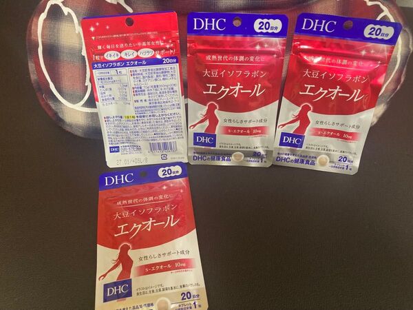 DHC 大豆イソフラボン エクオール 20日分 4点