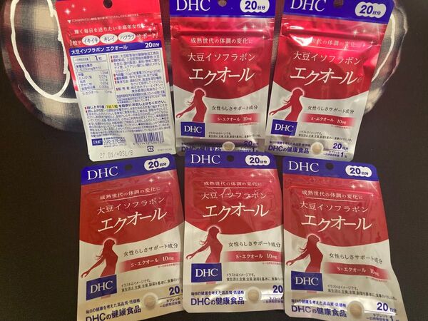 DHC 大豆イソフラボン エクオール 20日分 6点