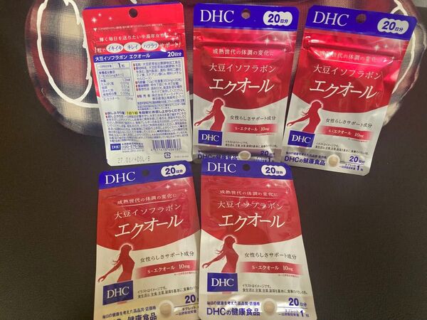 DHC 大豆イソフラボン エクオール 20日分 5点
