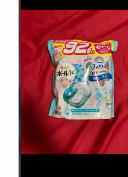 完全未開封 ボールド 洗濯洗剤 ジェルボール4D 90 詰め替え 超メガジャンボ フレッシュフラワーサボン92個