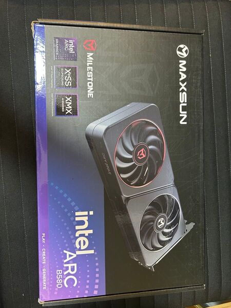 maxsun インテル Arc B580 マイルストーン 12G グラボ