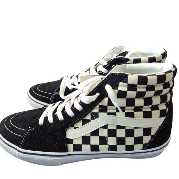 新品未使用 レア VANS SK8-HI ブラック チェッカー 28.0