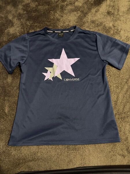 コンバース converse Tシャツ 半袖Tシャツ M スポーツウェア ネイビー