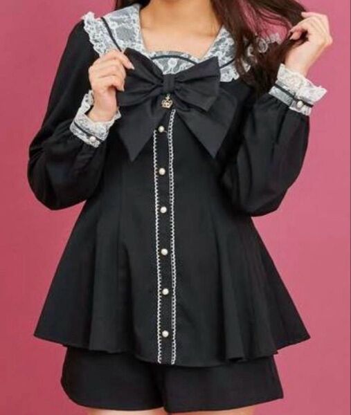 シークレットハニー Secret Honey レースセーラー長袖セットアップ