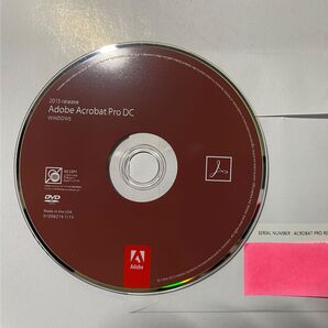 Adobe Acrobat Pro 2015 release/windows版/永続版/DVD版/1枚送付
