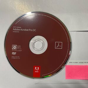 Adobe Acrobat Pro 2015 release/windows版/永続版/DVD版/1枚送付
