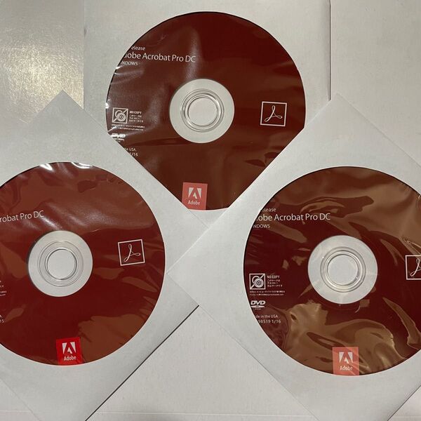 Adobe Acrobat Pro 2015 release/windows版/永続版/DVD版/3枚送付