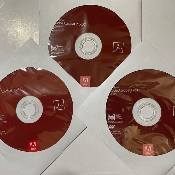 Adobe Acrobat Pro 2015 release/windows版/永続版/DVD版/3枚送付
