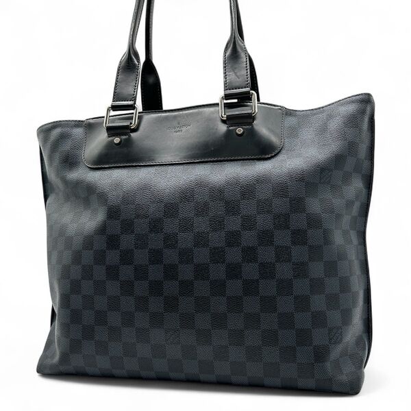 美品 ルイヴィトン LOUIS VUITTON カバ ヴォワヤージュ ダミエコバルト トートバッグ N41397 メンズ ブラック