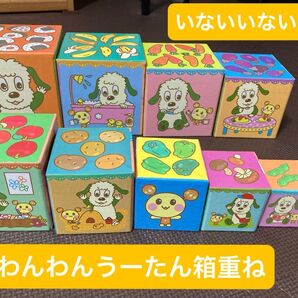 いないいないばあっ! ワンワンとうーたんのはこがさね(説明書なし) ☆おもちゃ
