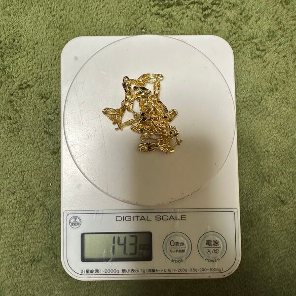 750刻印 ネックレス 遺品アクセサリー ゴールド