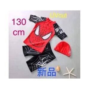 送料無料 ラッシュガード スパイダーマン 水着 3点セット