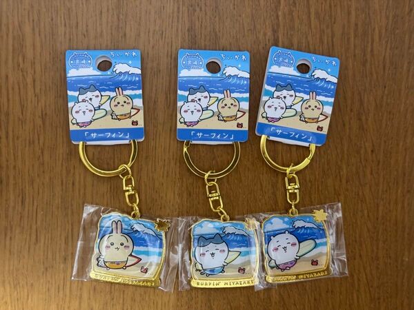 ちいかわ うさぎ ご当地キーホルダー ハチワレ ダイカットキーホルダー 宮崎限定