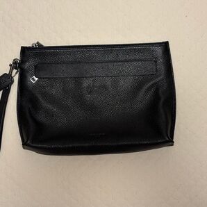 【美品・未使用級】COACH クラッチバッグ 黒 メンズ レザー 父の日ギフトにも◎ プレゼントにも◎