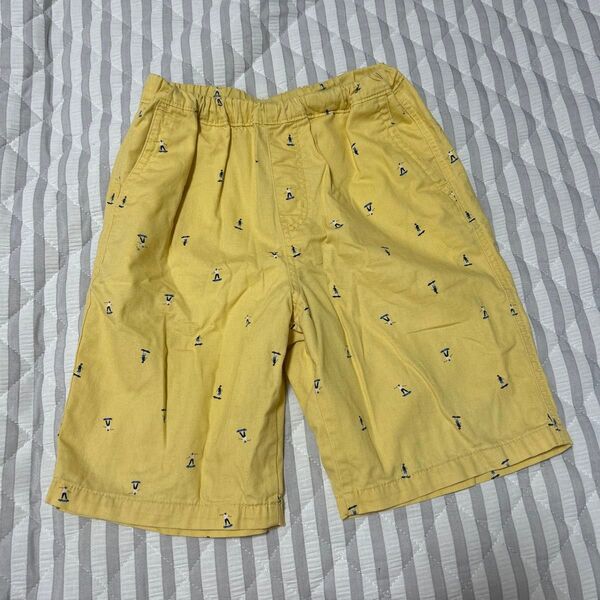 UNIQLO ハーフパンツ 150cm イエロー キッズ