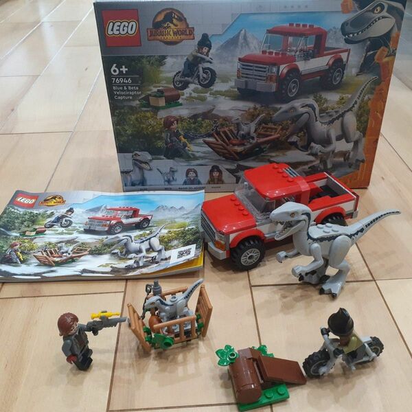 LEGO 76951ジュラシック・ワールド ヴェロキラプトルをおびきだせ 箱あり