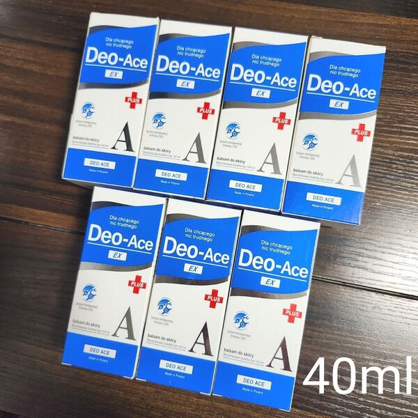 デオエース EXプラス 40ml Deo-Ace EX PLUS 7本セット 制汗・抑汗・デオドラント