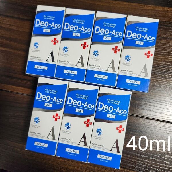 デオエース EXプラス 40ml Deo-Ace EX PLUS 7本セット 制汗・抑汗・デオドラント