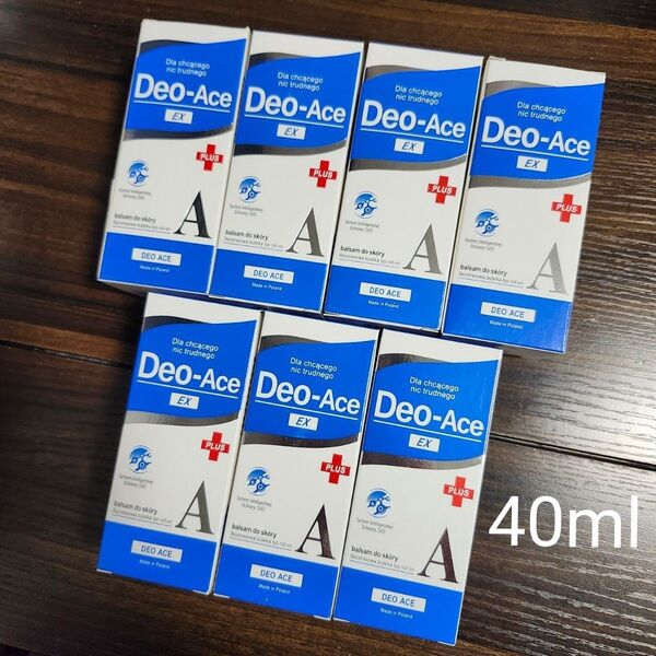 デオエース EXプラス 40ml Deo-Ace EX PLUS 7本セット 制汗・抑汗・デオドラント