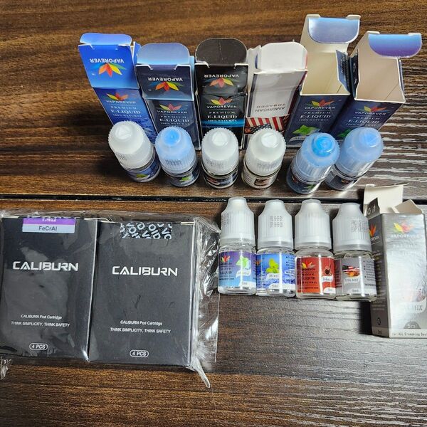 UWELL CALIBURNカリバーン ポットカートリッジ 5個/パック・電子タバコ用リキッドVAPOREVER 5ml 10本