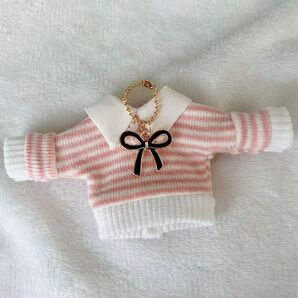 ★オビツ11 ねんどろいど 服 パーカー スエット ピンク ネックレス付き