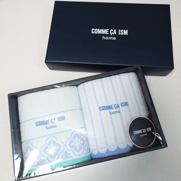【新品未使用】COMME CA ISM コムサ フェイスタオル 2枚組 タオルセット