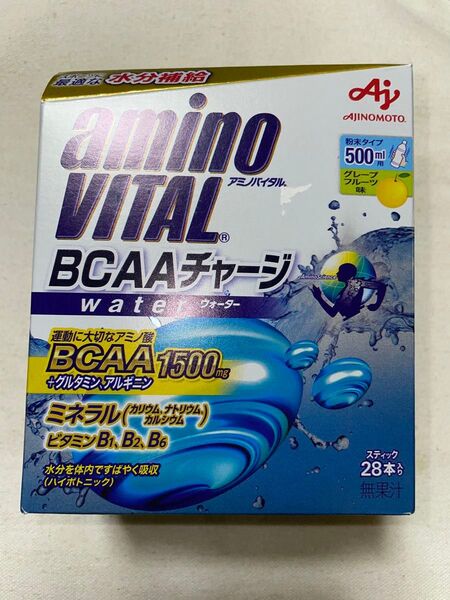 アミノバイタル BCAAチャージウォーター グレープフルーツ味 28本