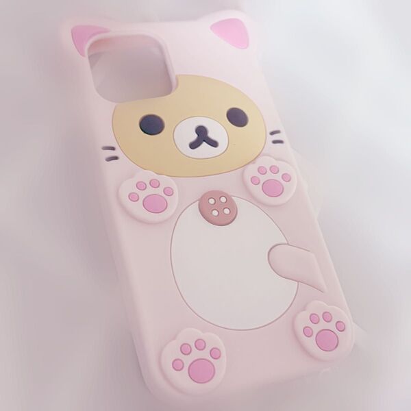 スマホケース シリコン スマホ iPhone かわいい リラックマ iPhone12