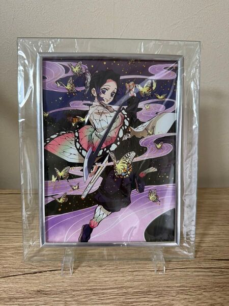 鬼滅の刃 胡蝶しのぶ ガラスフォトフレーム写真 2L版 新品未開封 非売品