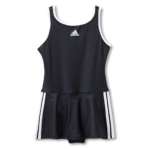 adidas Adidas 3SYB girls school swimsuit BLACK black F92141 DDQ17 size 110( height 105-115) black 