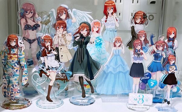 五等分の花嫁 アクリルスタンド まとめ売り 15点 中野三玖