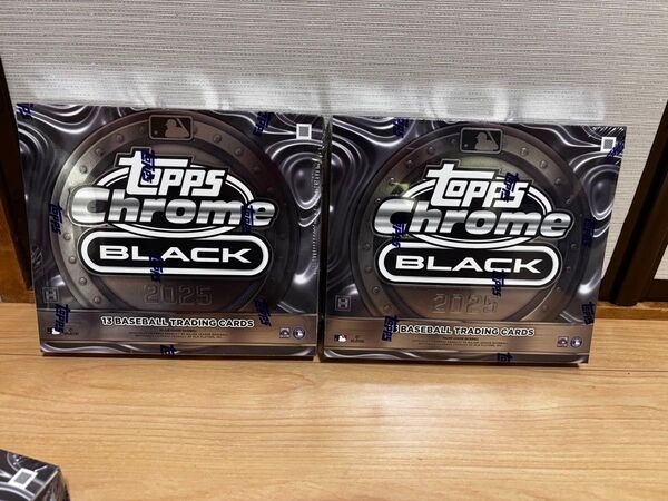 TOPPS MLB chrome black 2025 未開封シュリンク付き 直筆サインカード1枚入り