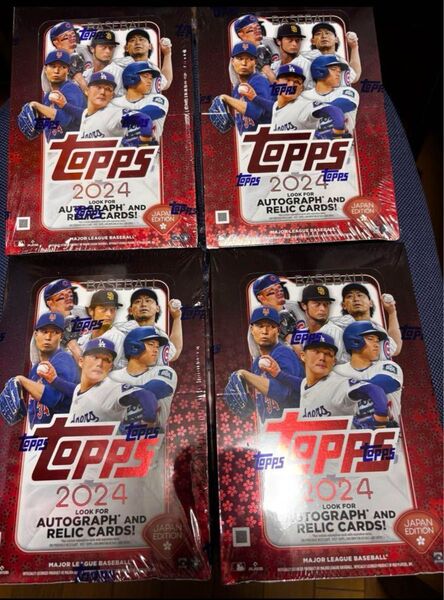 TOPPS 2024 Baseball Japan Edition4boxセット