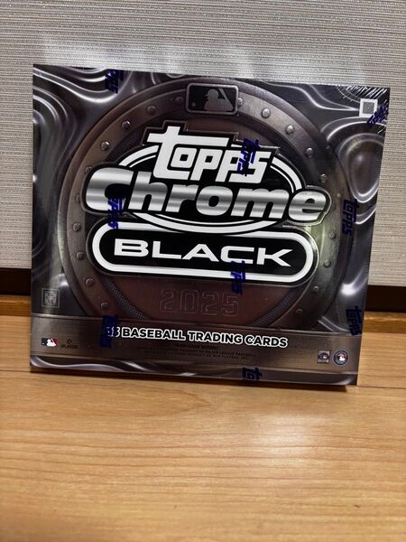 TOPPS MLB chrome black 2025 未開封