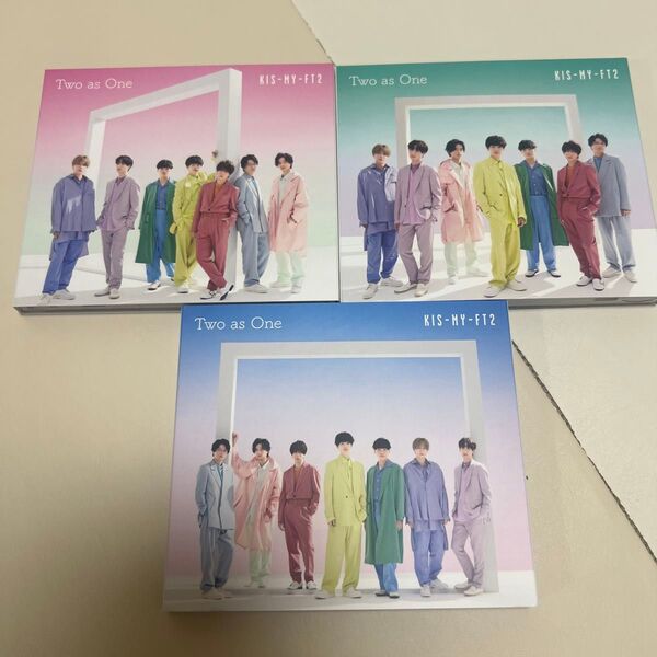 Kis-My-Ft2/Two as One 通常盤、初回限定盤A,B