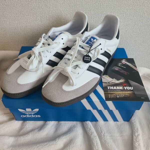 adidas SAMBA OG クラウドホワイト 28cm
