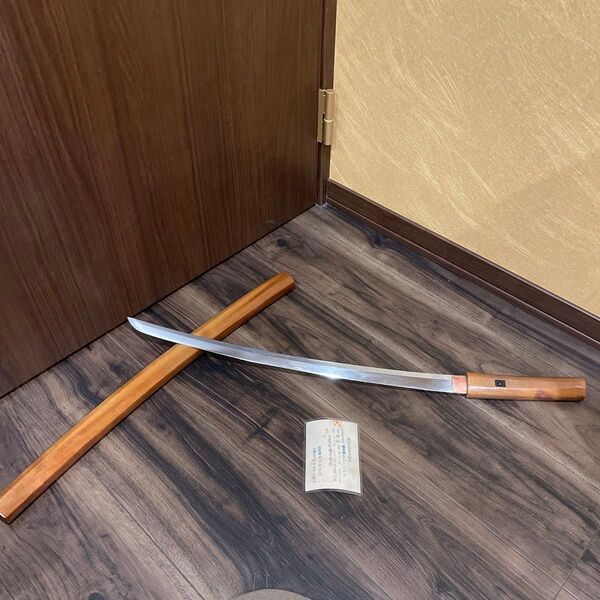 日本刀 筑前國住宗光 脇差 銘文 刀剣美術 名刀か 白鞘入り 長脇差