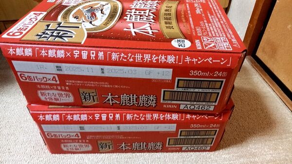 キリン 本麒麟 350ml缶 2ケース48本