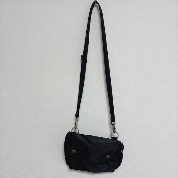 PORTER ポーター タンカーフラップ 2way ショルダーバッグ ブラック