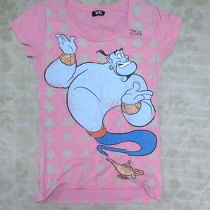 D24 ジーニー Tシャツ ピンク Lサイズ
