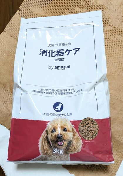 消化器ケア 低脂肪 by amazon 犬用 食事療法食 3kg マルカン ドッグフード サーモン チキン ターキー