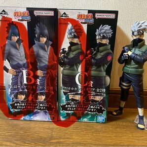 NARUTO 一番くじ 紡がれる火の意志 サスケ カカシ フィギュア