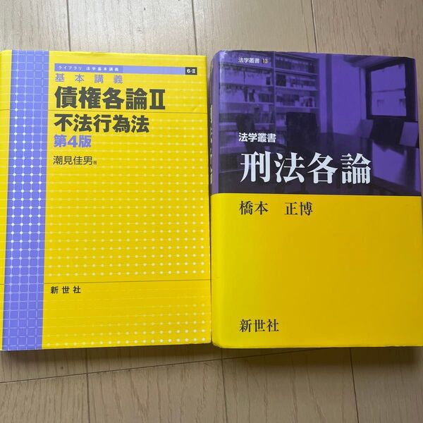 刑法各論、債券各論 不法行為法
