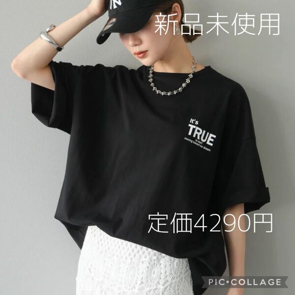 【残りわずか】Lumier リュミエ 新品 バックロゴTシャツ ブラック