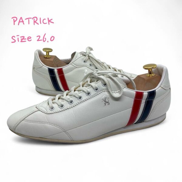 定番 PATRICK ダチア DATIA スニーカー 26.0 ホワイト 日本製