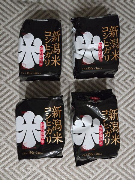 新潟産パックごはん 150g×12個 新潟県産特別栽培コシヒカリを使用 JAオリジナル