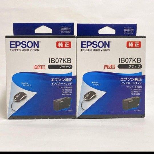 EPSON IB07KB 純正インクカートリッジ2個セット