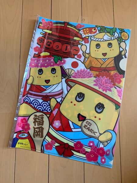 ふなっしー 福岡限定 クリアファイル ご当地 どんたく 新品