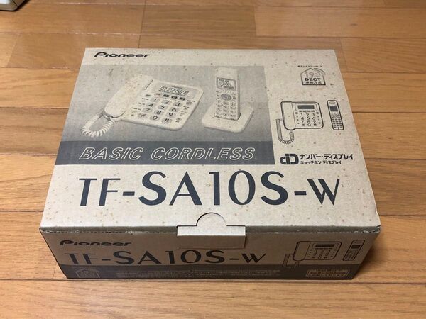 Pioneer★コードレス電話機/子機1台付★TF-SA10S-W★未使用/長期保管品