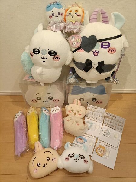 【新品】ちいかわ まとめ売り BIG ぬいぐるみ マスコット トランクケース パスケース ボールペン キャラマグネッツ